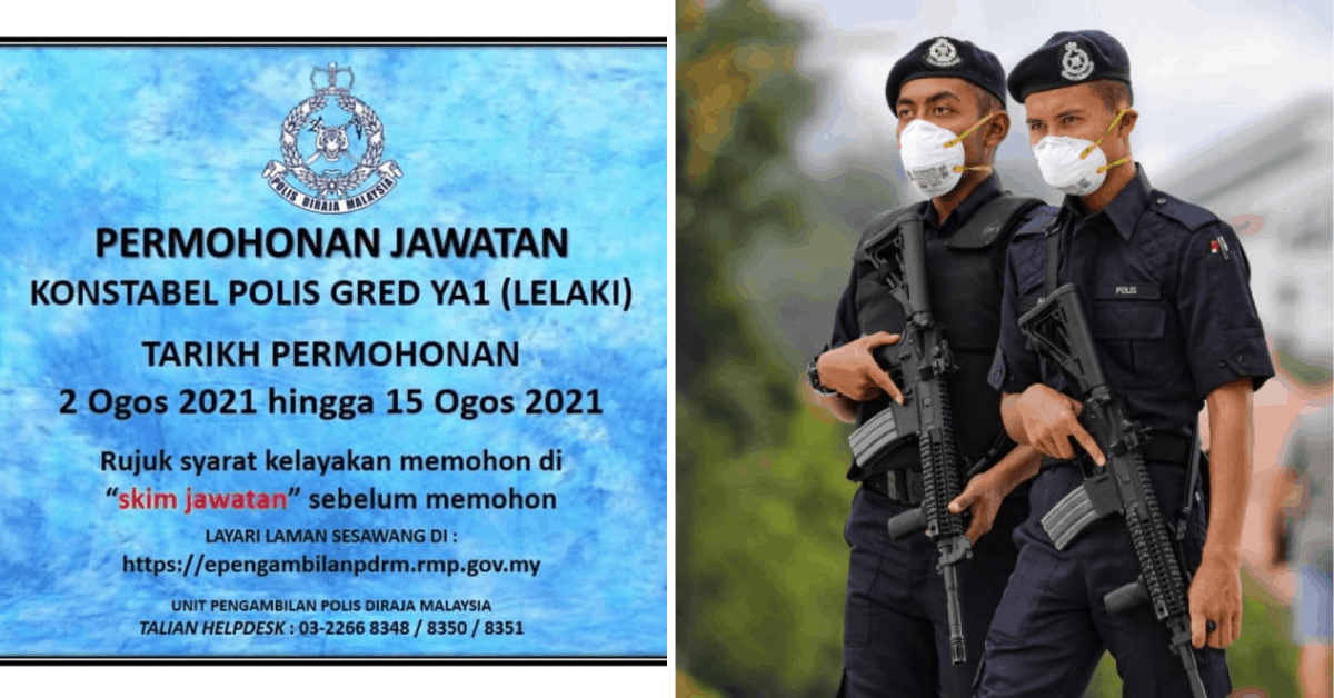 2021 bantuan pengambilan polis PERMOHONAN JAWATAN