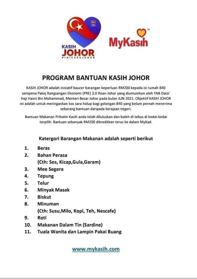 Bantuan Kasih Johor