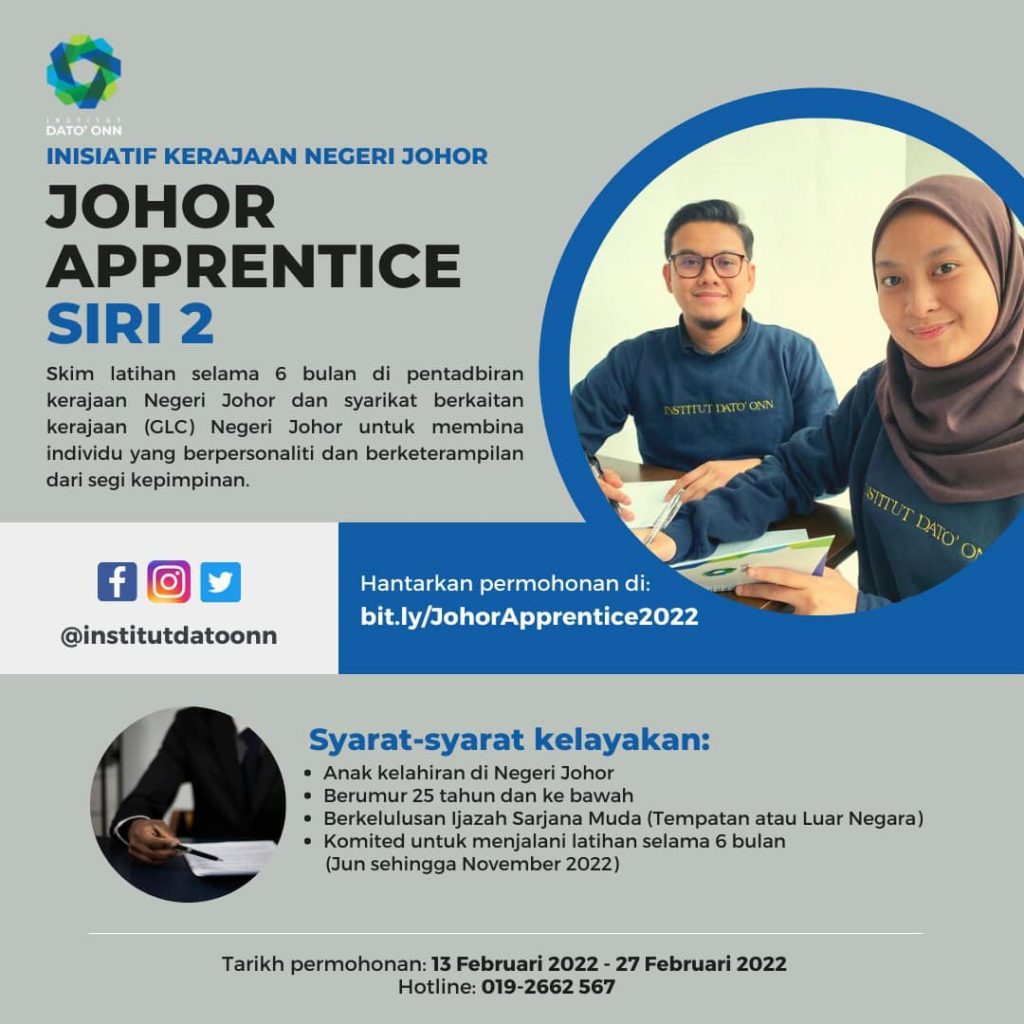 johor apprentice 2022