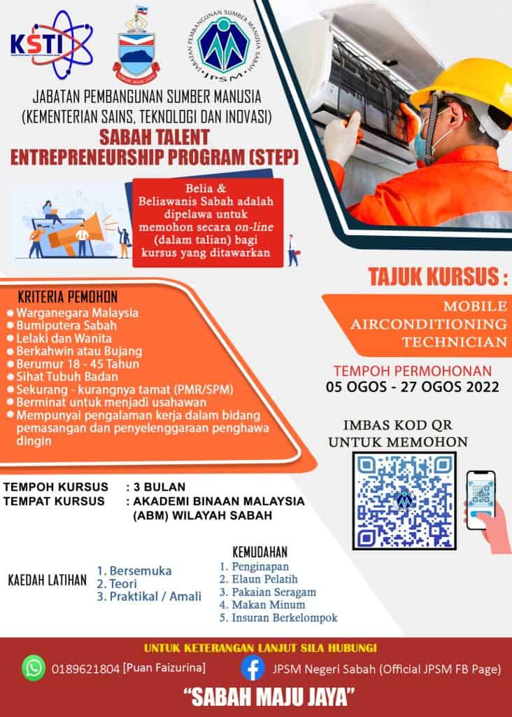 Sabah Talent Entrepreneurship Program step
