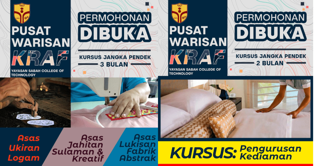 Kursus Jangka Pendek Sabah - Pusat Warisan Kraf Yayasan Sabah - FUH.MY