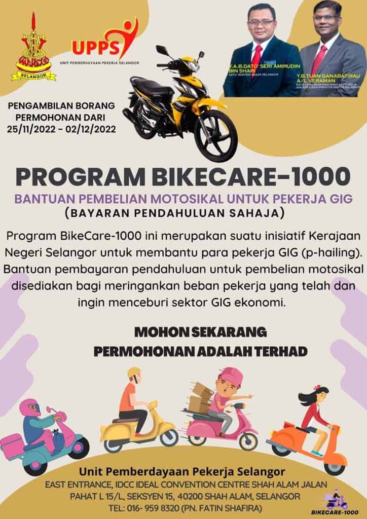 bikecare-1000 bantuan pembelian motorsikal
